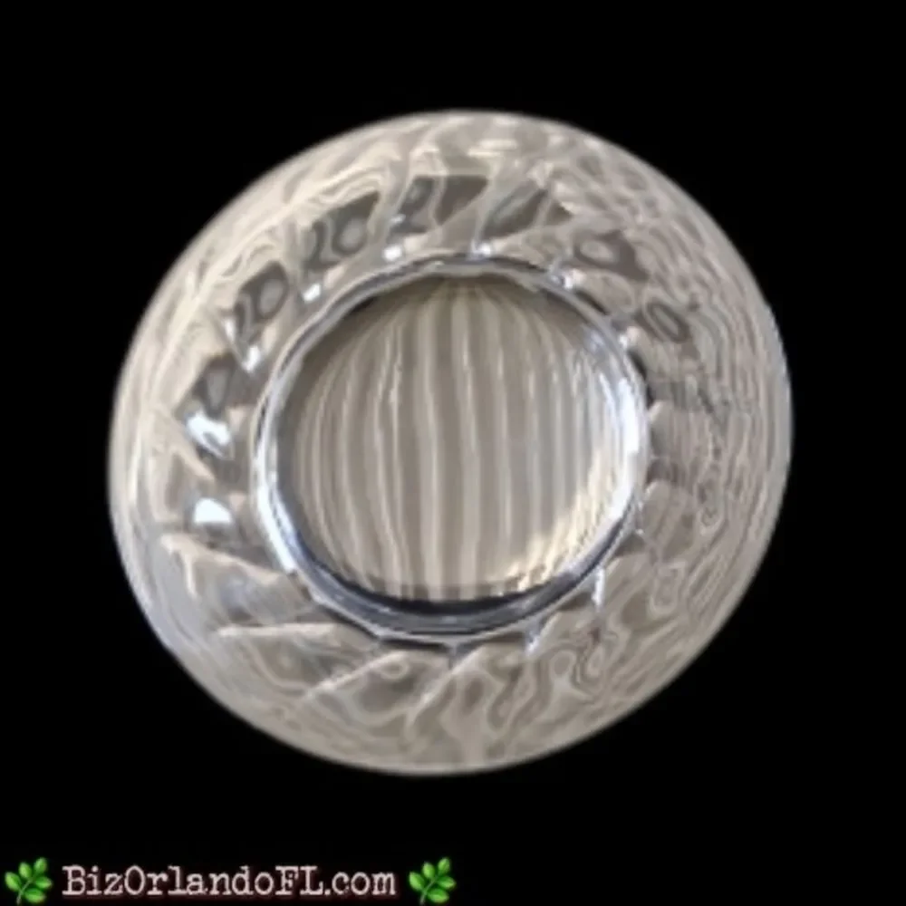 VINTAGE: Twist Clear Luncheon Plates (No Trim) by Imperial Glass-Ohio (Set of 8)